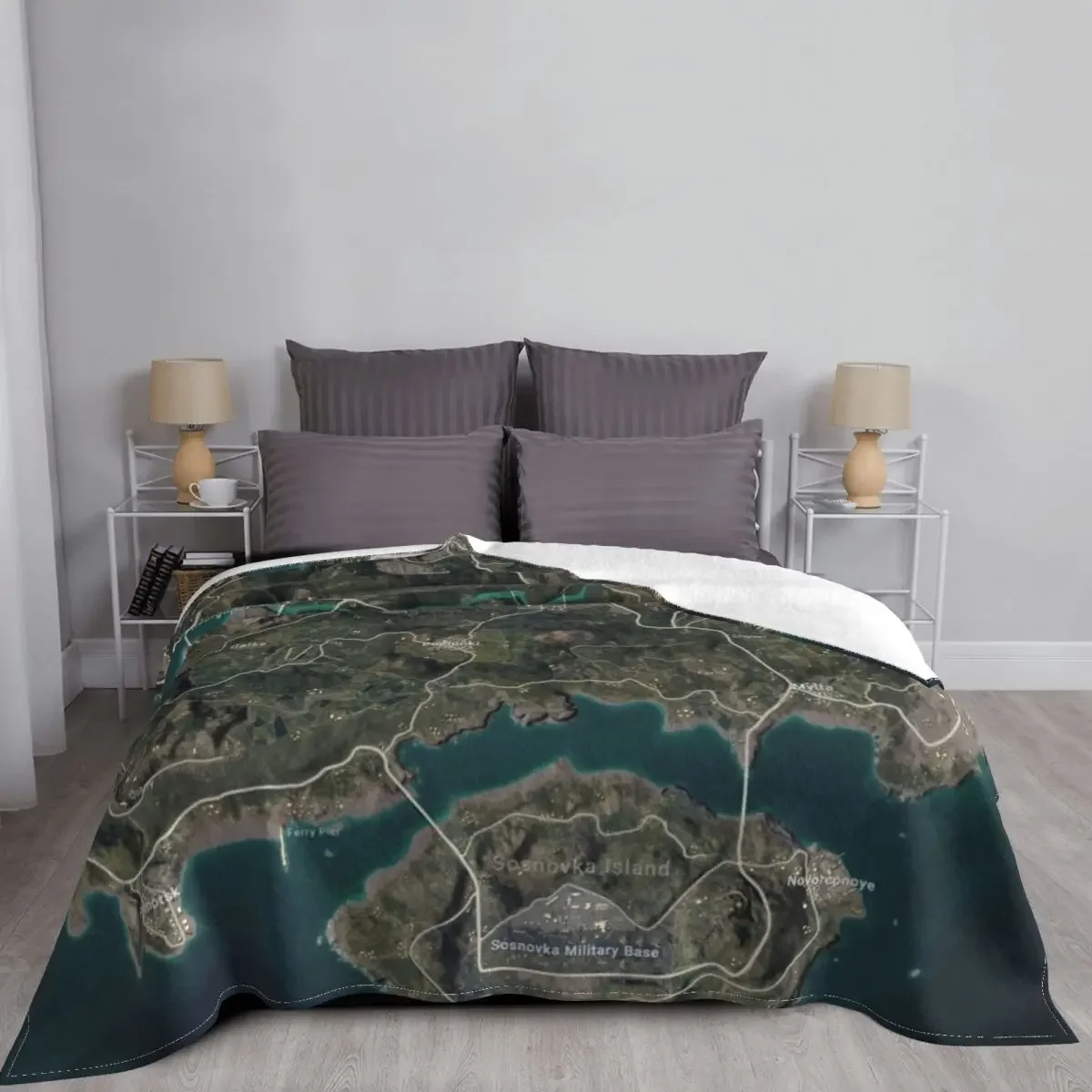 Fleece Sleep Bag - PUBG baru Erangel 10000x10000 (10k) poster
