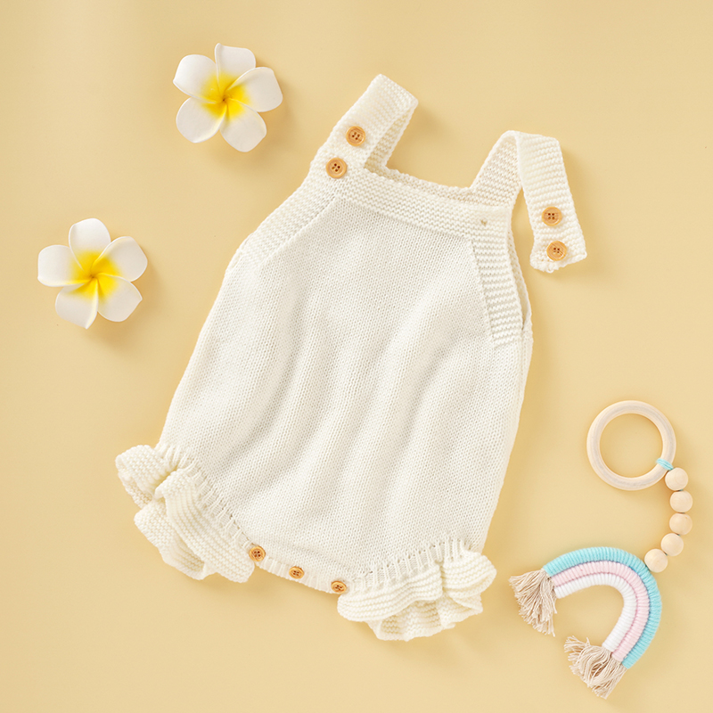 Baby Clothing Brand - Bodysuit Bayi Rajutan Bayi Perempuan Jumpsuit