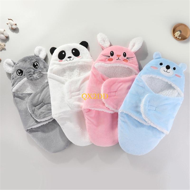 Fleece Sleep Bag - QX2D Selimut Bungkus Bayi Baru Lahir