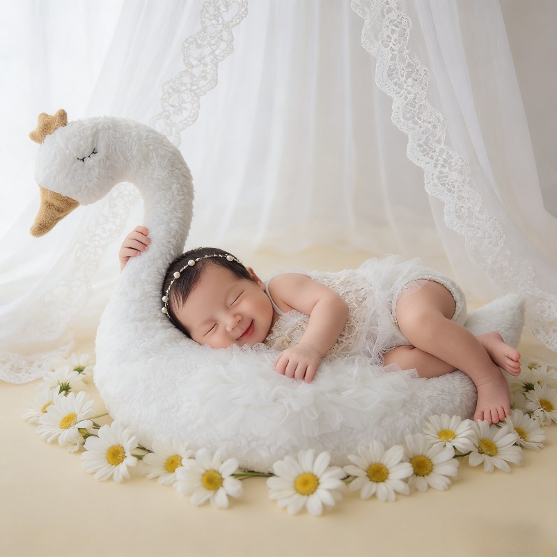 Baby Clothing Products - Set Pakaian Renda Angsa untuk Fotografi