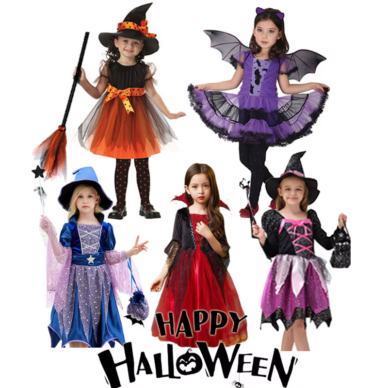 Baby Q Clothing - Kostum Halloween untuk Anak Perempuan Gaun