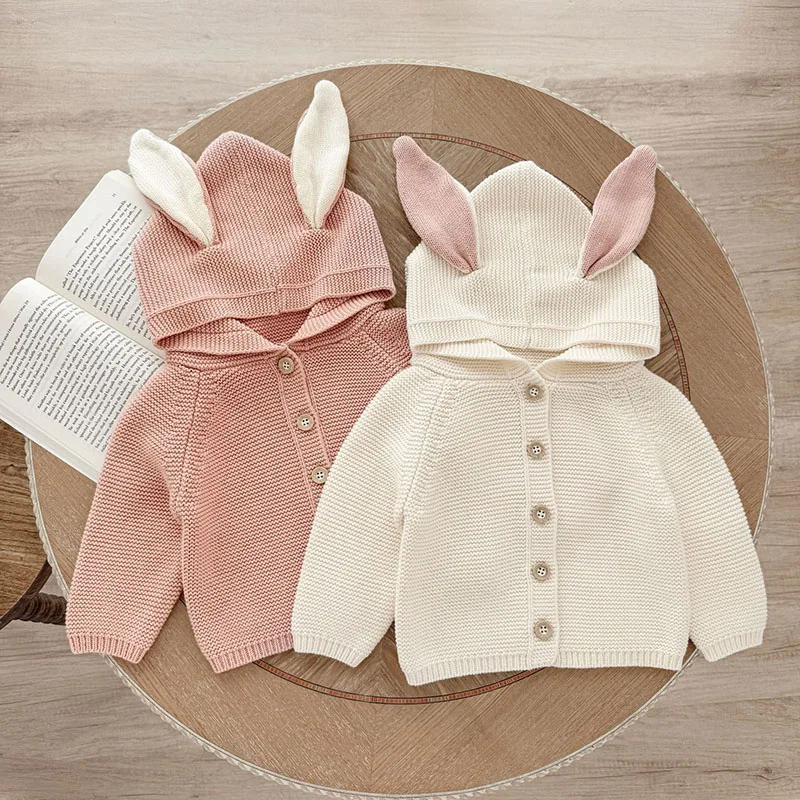 Knit Cardigan Infant - 2025 Musim Gugur Baru 0-3Tahun Pakaian