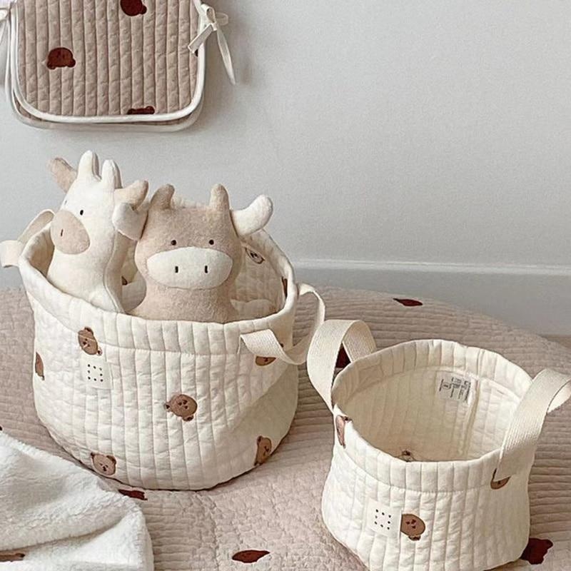 Baby Clothing Embroidery - Tas popok bordir beruang lucu, tas