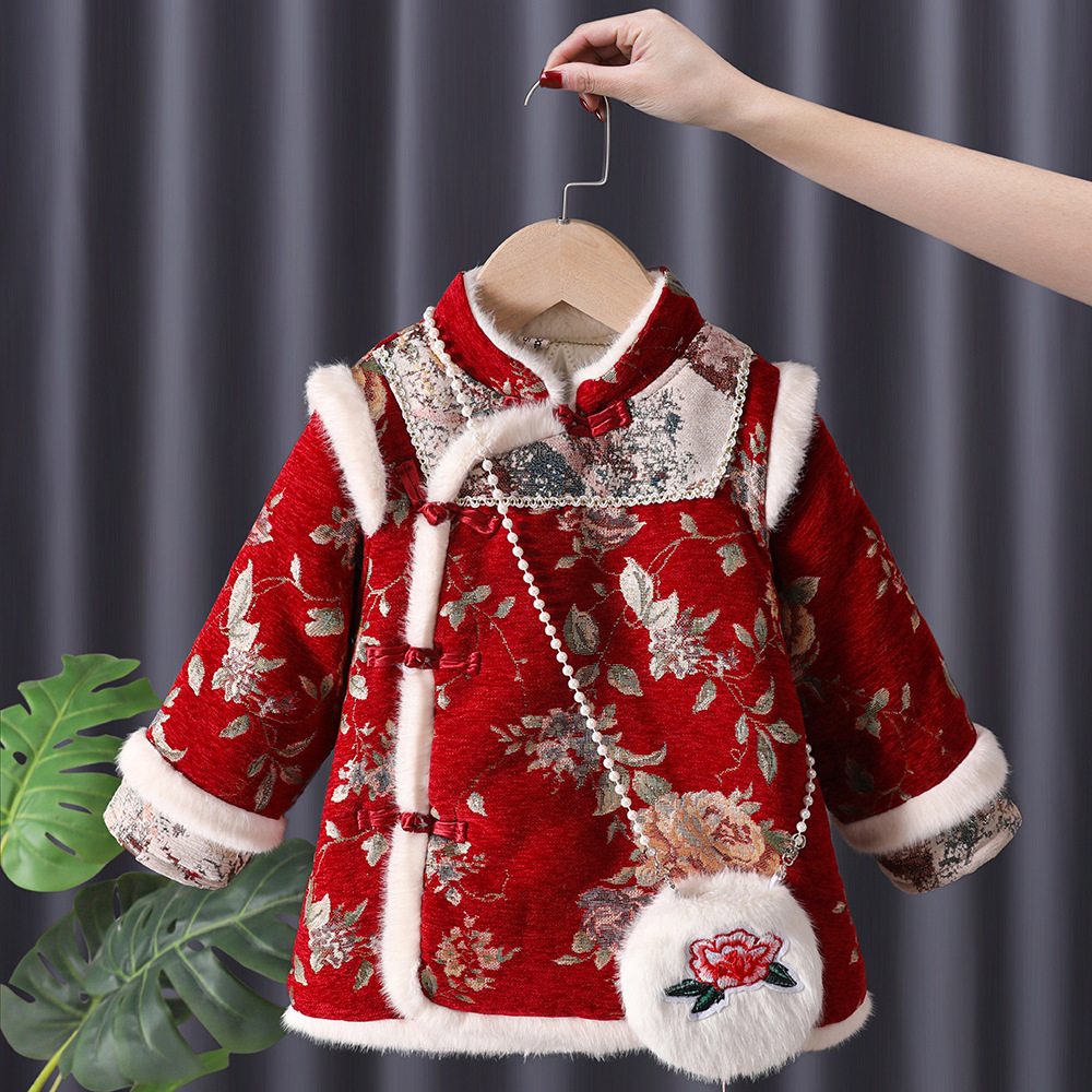 Baby Clothing Embroidery - Gaun Qipao Cheongsam Tang Putri Anak-anak