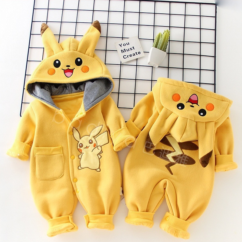 Baby Clothing Products - Piyama Bayi Monster Saku Kartun Pakaian