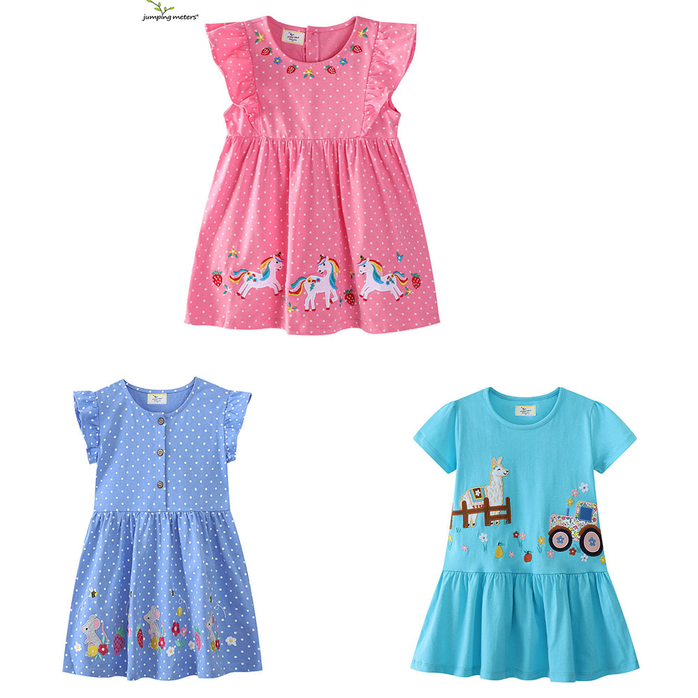 Baby Clothing Embroidery - Gaun Anak Perempuan Cantik Motif Hewan