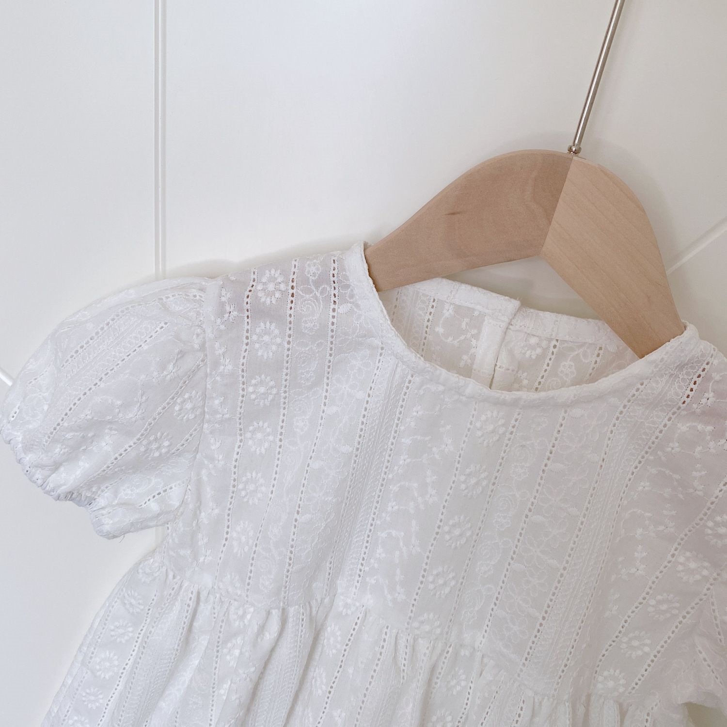 Blus Lengan Puff Bayi Perempua - Baby Clothing Embroidery ulasan dan harga