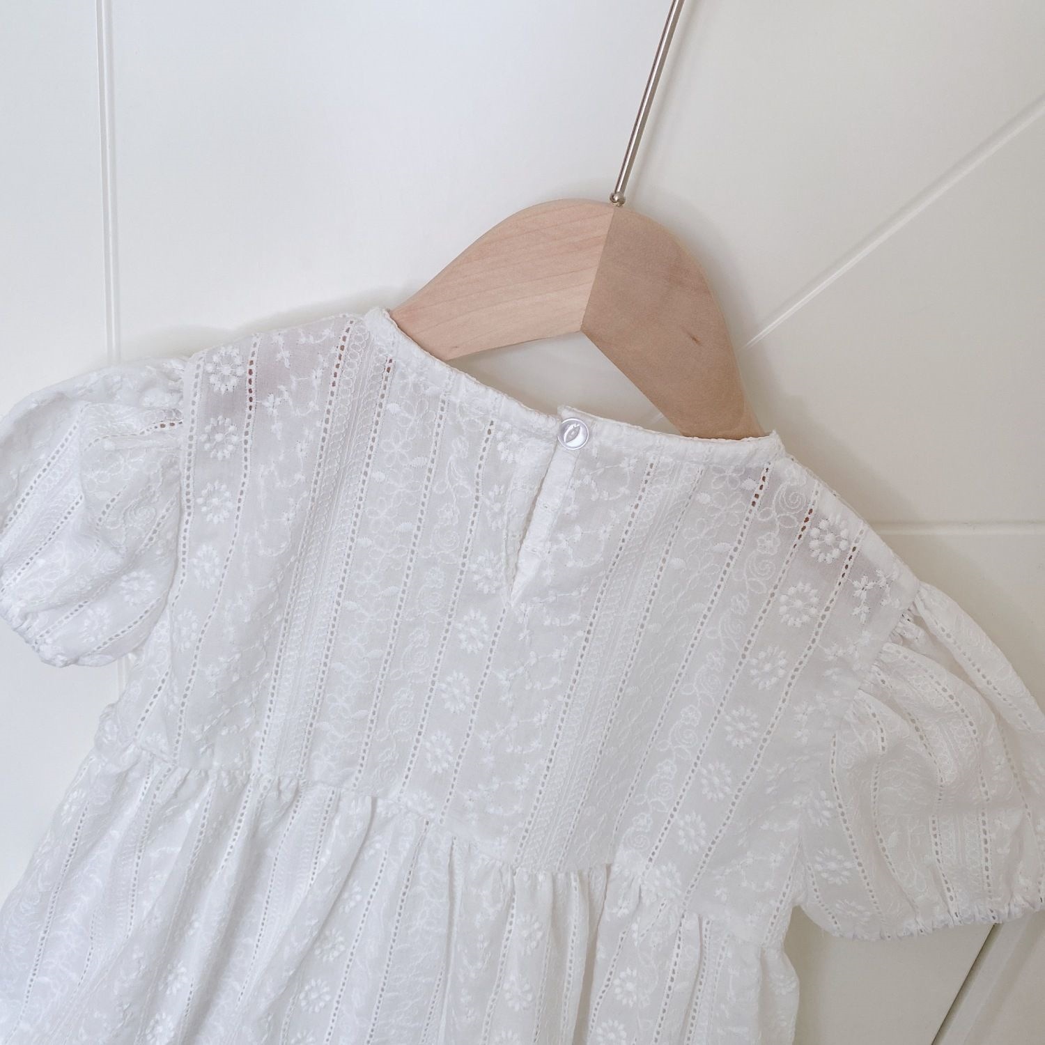 Blus Lengan Puff Bayi Perempua - Baby Clothing Embroidery ulasan dan harga