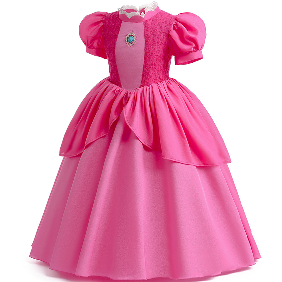 Gaun putri Persik untuk kostum - Baby Q Clothing ulasan dan harga