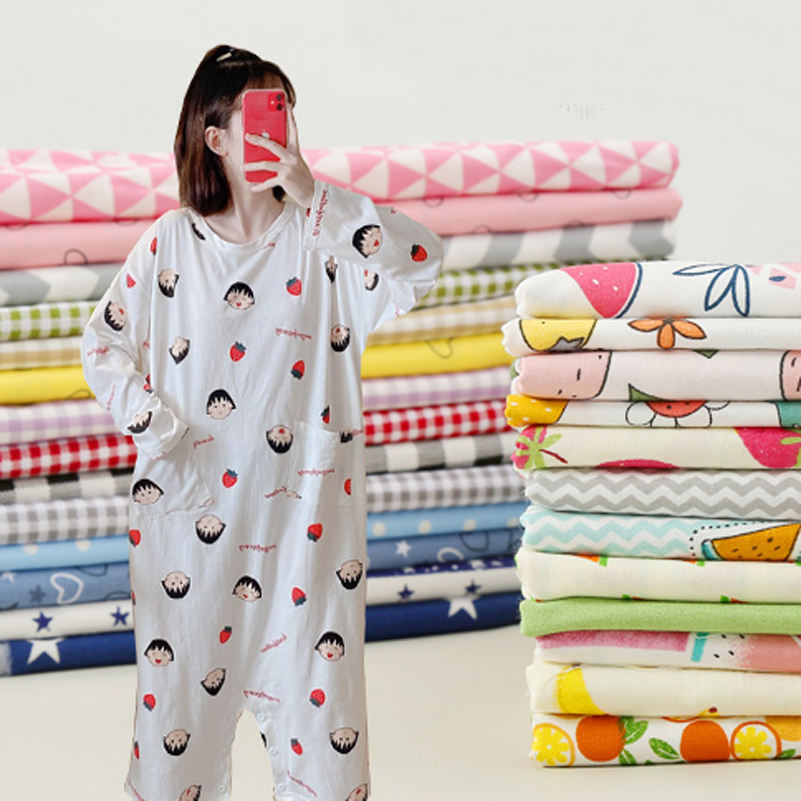 Kain Kepar Katun Dicetak Kain  - Baby Clothing For Bed ulasan dan harga