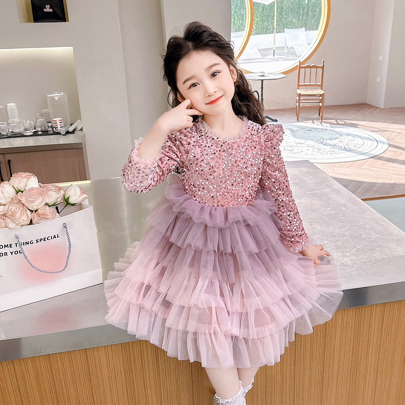 Gaun Bayi Perempuan Gaun Putri - Baby Clothing Yarn ulasan dan harga