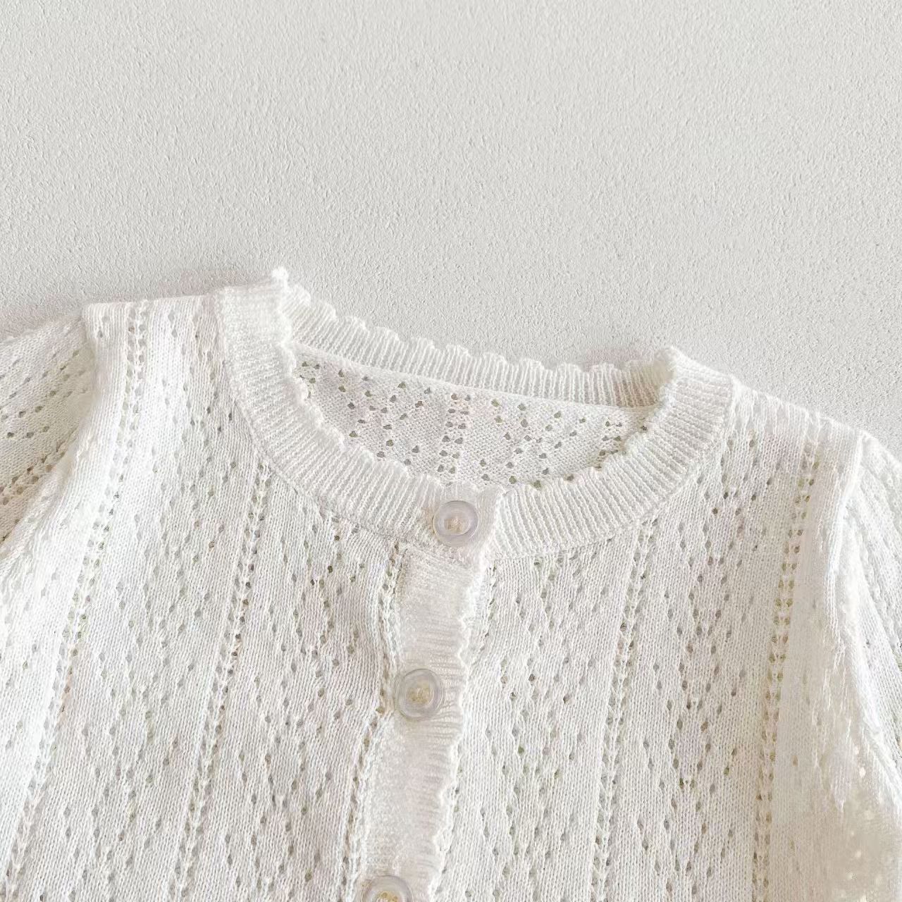 Atasan Bayi Perempuan Gaya Kor - Knit Cardigan Infant ulasan dan harga