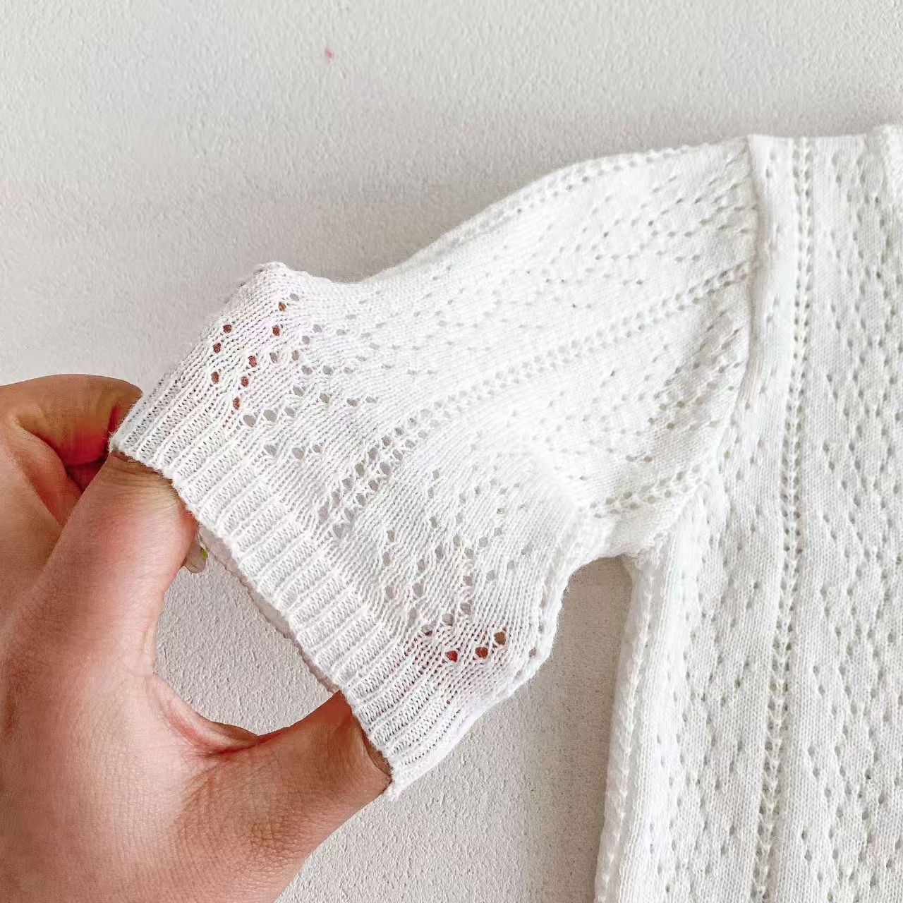 Atasan Bayi Perempuan Gaya Kor - Knit Cardigan Infant ulasan dan harga