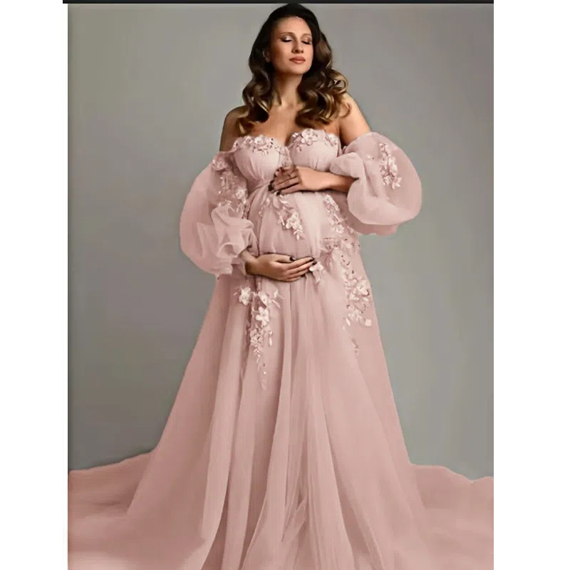 Gaun Hamil Hasil Jahitan Tanga - Baby Clothing Embroidery ulasan dan harga