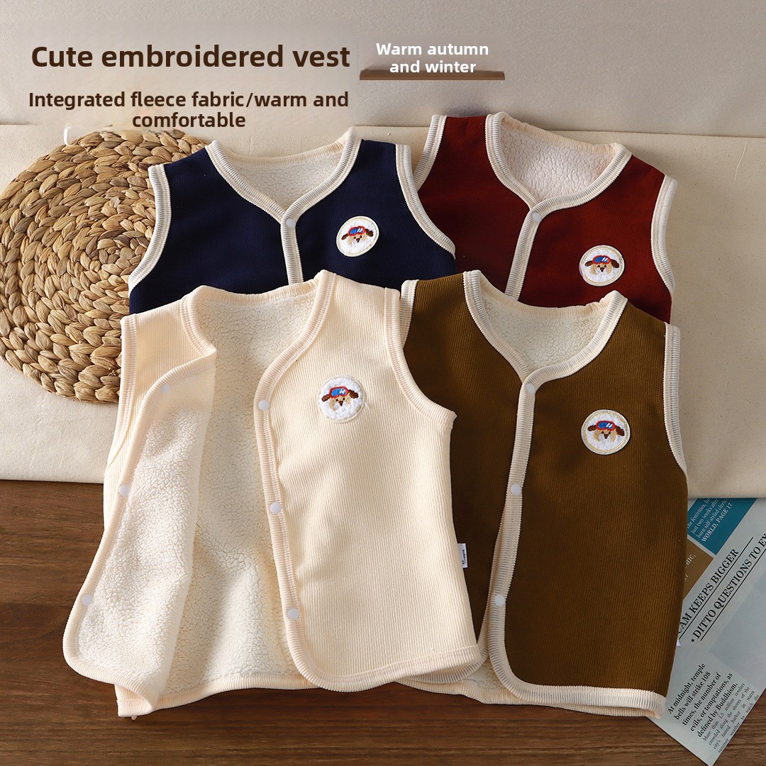 Rompi Anak-anak Tebal Berlapis - Knit Cardigan Infant ulasan dan harga