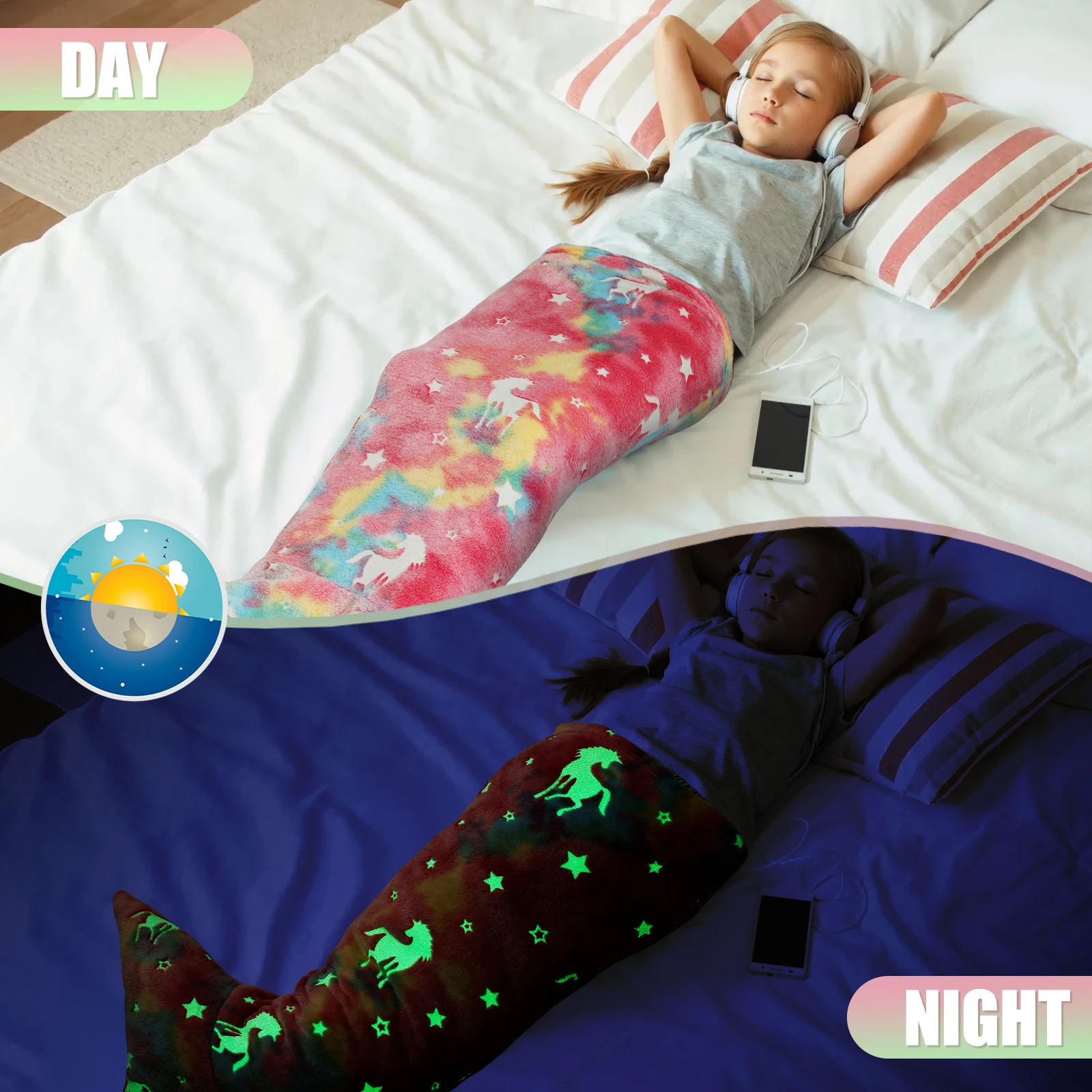 Selimut Tidur Putri Duyung Fla - Fleece Sleep Bag ulasan dan harga