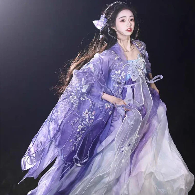 Kain bordir Wisteria DIY Hanfu - Baby Clothing Embroidery ulasan dan harga