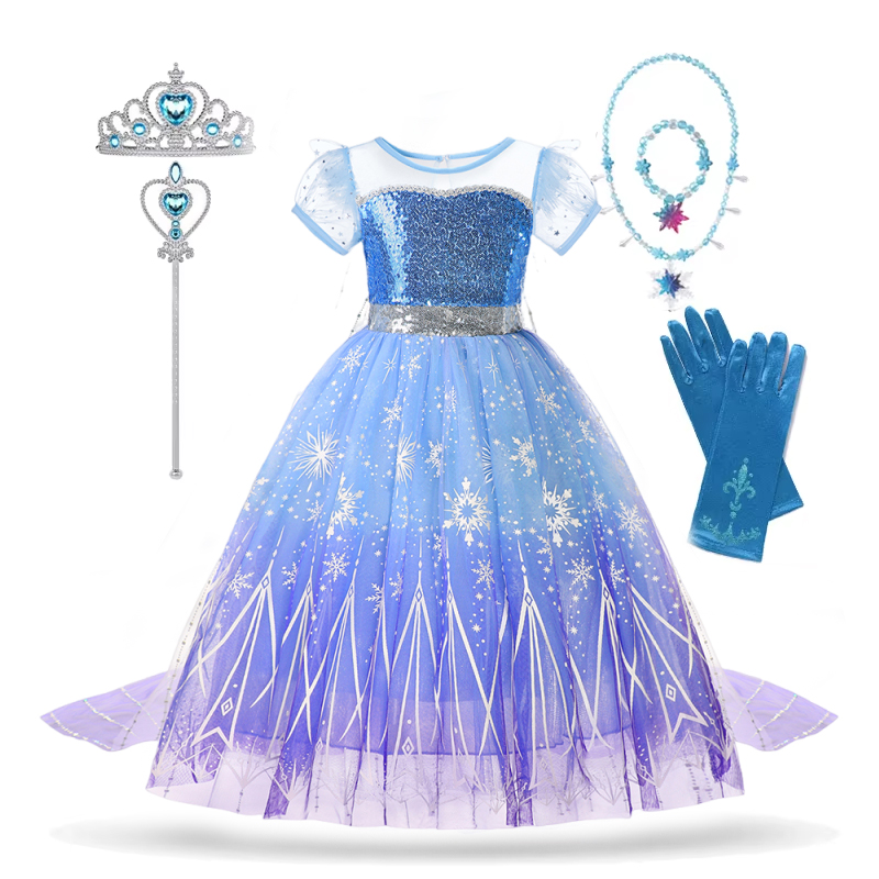 Gaun Anak Perempuan Elsa Kostu - Baby Q Clothing ulasan dan harga