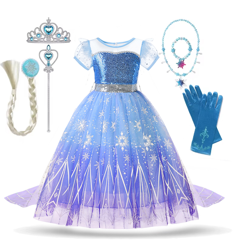 Gaun Anak Perempuan Elsa Kostu - Baby Q Clothing ulasan dan harga